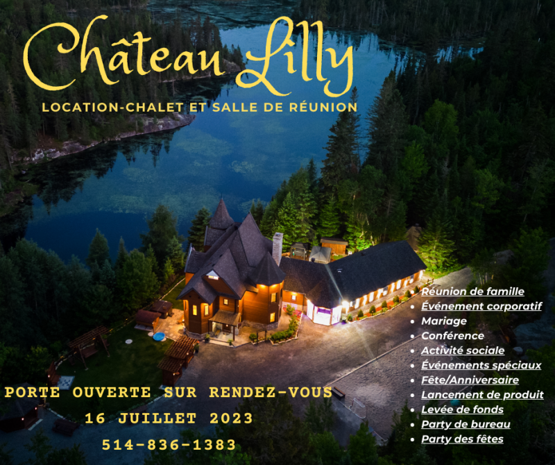Salle Château Lilly-Ballroom – Château Lilly, Sainte-Marguerite-du-Lac-Masson